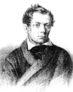 М.А. Дмитриев, литератор. Неизвестный художник, середина XIX в . 